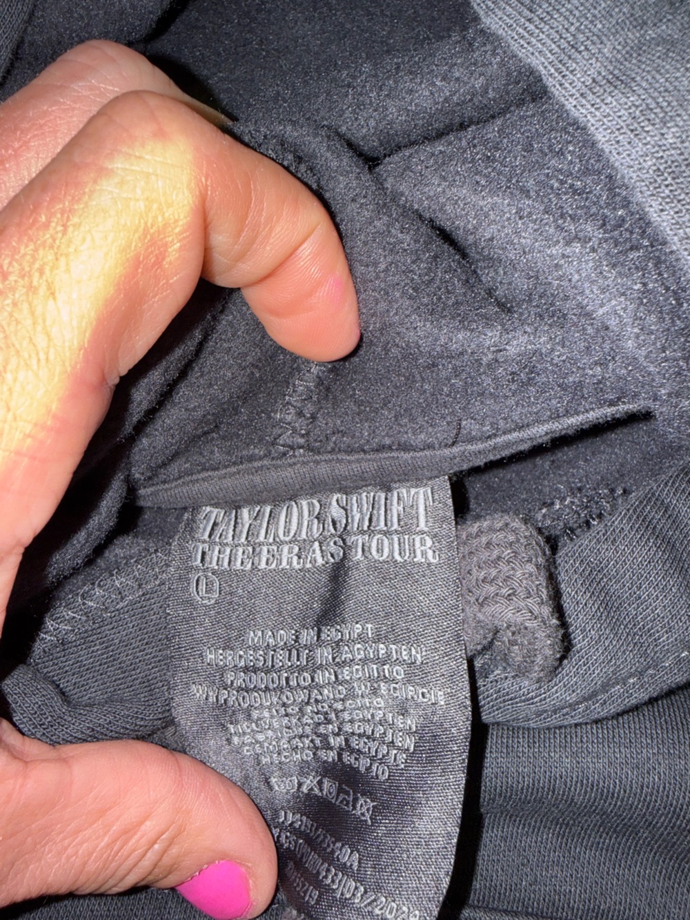 Taylor Swift Eras Hoodie Large EUC - Picture 3 of 6